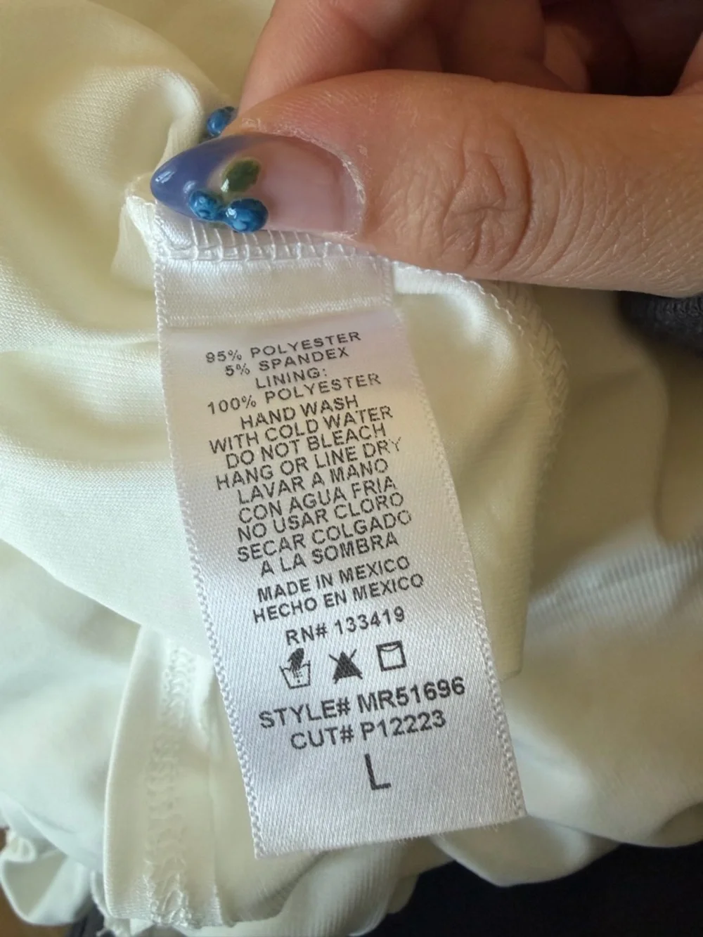 Windsor Cream/White Puff Sleeves Smocked Romper BRIDAL/GRADUATION Size Large - Picture 5 of 5